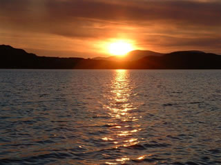 Sunset in Waterville